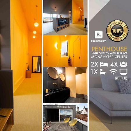 Luxury Penthouse & Terrace - Mons City Center Extérieur photo