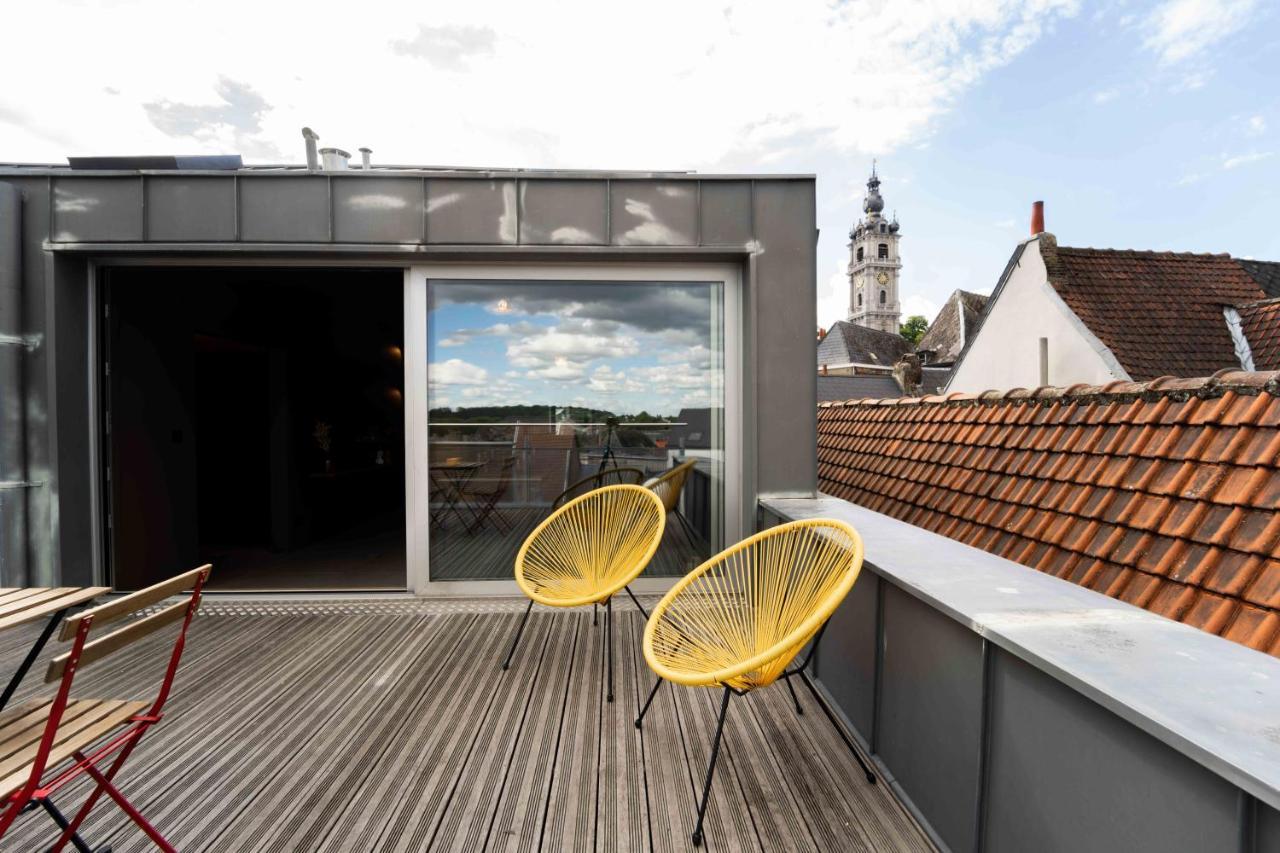 Luxury Penthouse & Terrace - Mons City Center Extérieur photo