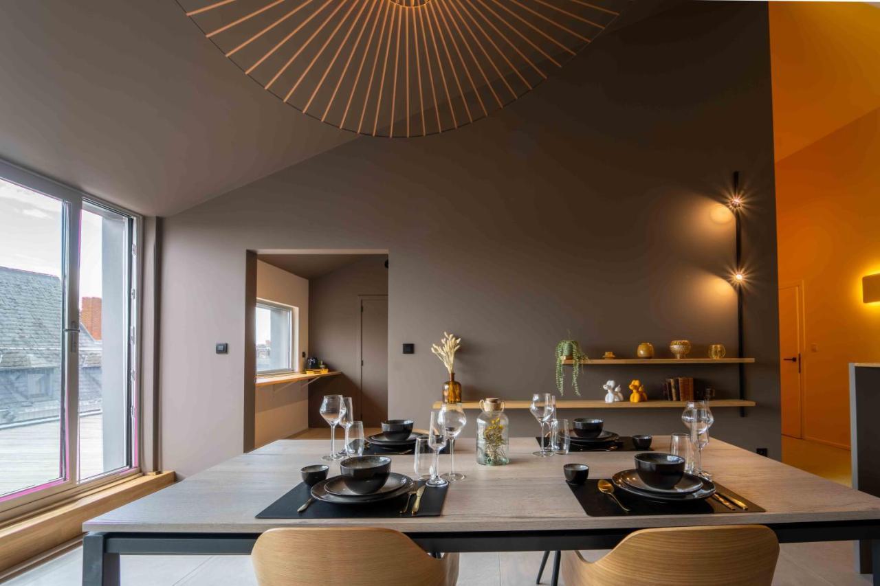 Luxury Penthouse & Terrace - Mons City Center Extérieur photo