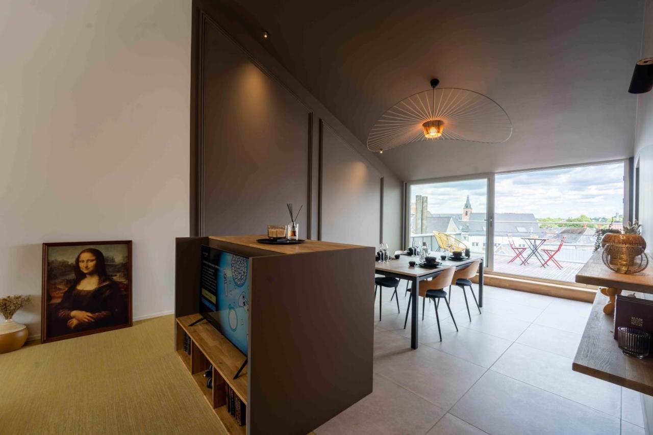Luxury Penthouse & Terrace - Mons City Center Extérieur photo